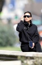 EVA LONGORIA Out at a Park in Beverly Hills 03/17/2020