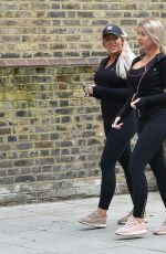 EVE and JESS GALE Out and About in London 03/30/2020