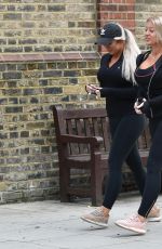 EVE and JESS GALE Out and About in London 03/30/2020