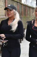 EVE and JESS GALE Out and About in London 03/30/2020