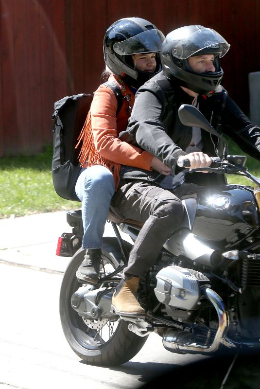 FLORENCE PUGH and Zach Braff at a Bike Ride Out in Los Angeles 03/21/2020