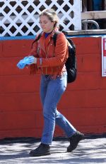 FLORENCE PUGH and Zach Braff Out in Los Angeles 03/21/2020