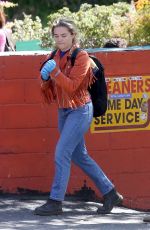 FLORENCE PUGH and Zach Braff Out in Los Angeles 03/21/2020