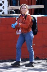 FLORENCE PUGH and Zach Braff Out in Los Angeles 03/21/2020