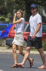 GABRIELLA BROOKS and Liam Hemsworth Out in Byron Bay 03/06/2020