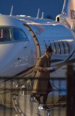 GAL GADOT Arrives in Private Plane to Atlanta 03/01/2020