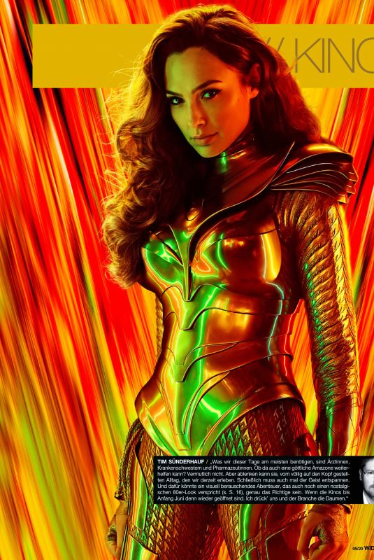 GAL GADOT in Widescreen Magazine, Germany May 2020