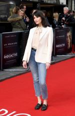 GEMMA ARTERTON at Radioactive Premiere in London 03/08/2020