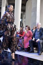 GEORGIA FOWLER at Elie Saab Runway Show at Paris Fashion Week 02/29/2020