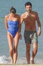 GEORGIA FOWLER in Swimsuit on the Beach in Sydney 03/21/2020