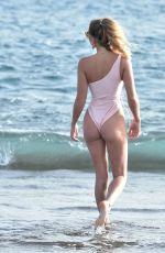 GEORGIA HARRISON in Swimsuit at a Beach in Tenerife 03/06/2020