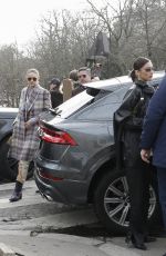 GIGI and BELLA HADID Arrives at Miu Miu Fashion Show at PFW in Paris 03/03/2020