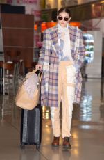 GIGI HADID Arrives at JFK Airport in New York 03/03/2020