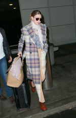 GIGI HADID Arrives at JFK Airport in New York 03/03/2020