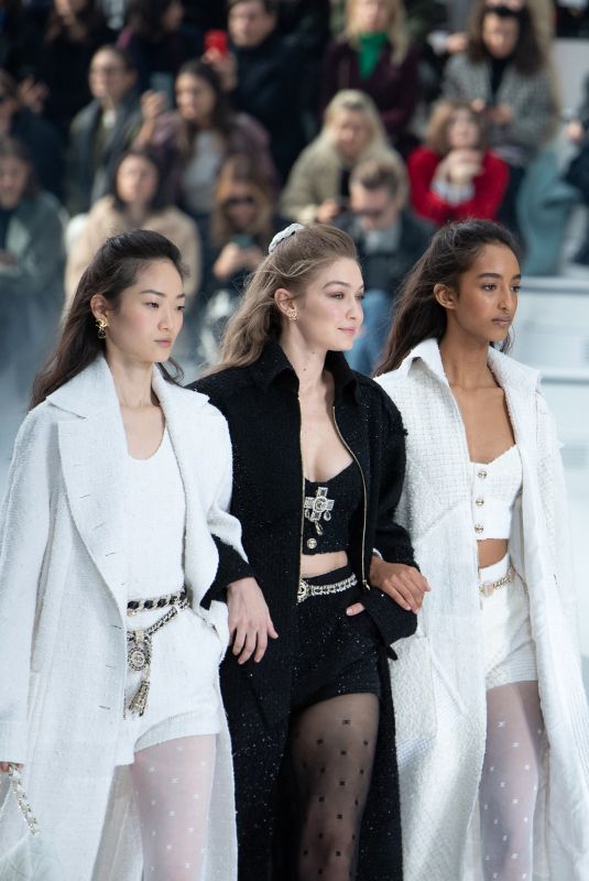 GIGI HADID at Chanel Runway Show at Paris Fashion Week 03/03/2020