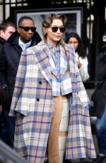 GIGI HADID Leaves Miu mMiu Fashion Show in Paris 03/03/2020