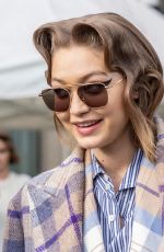 GIGI HADID Leaves Miu mMiu Fashion Show in Paris 03/03/2020