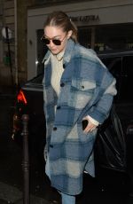 GIGI HADID Night Out in Paris 01/03/2020