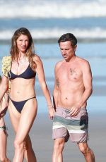 GISELE BUNDCHEN in Bikini Out on the Beach in Costa Rica 03/24/2020