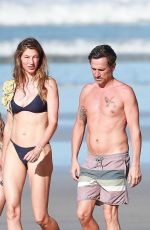 GISELE BUNDCHEN in Bikini Out on the Beach in Costa Rica 03/24/2020