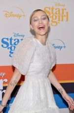 GRACE VANDERWAAL at Stargirl Premiere in Hollywood 03/10/2020
