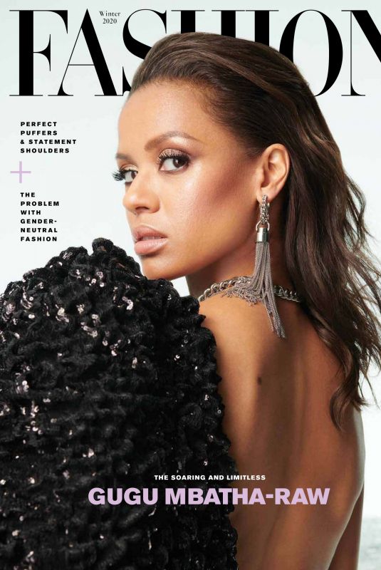 GUGU MBATHA in Fashion Magazine, Winter 2020