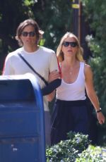 GWYNETH PALTROW and Brad Falchuk Out in Brentwood 03/08/2020