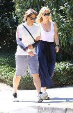 GWYNETH PALTROW and Brad Falchuk Out in Brentwood 03/08/2020