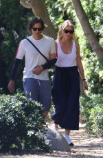 GWYNETH PALTROW and Brad Falchuk Out in Brentwood 03/08/2020