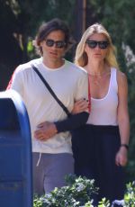 GWYNETH PALTROW and Brad Falchuk Out in Brentwood 03/08/2020