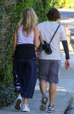GWYNETH PALTROW and Brad Falchuk Out in Brentwood 03/08/2020