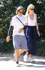 GWYNETH PALTROW and Brad Falchuk Out in Brentwood 03/08/2020