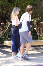 GWYNETH PALTROW and Brad Falchuk Out in Brentwood 03/08/2020
