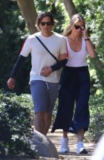 GWYNETH PALTROW and Brad Falchuk Out in Brentwood 03/08/2020