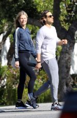 GWYNETH PALTROW and Brad Falchuk Out in Brentwood 03/27/2020