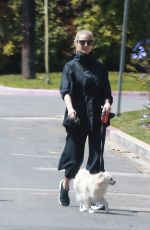 GWYNETH PALTROW Out with Her Dog in Los Angeles 03/29/2020