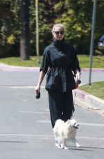 GWYNETH PALTROW Out with Her Dog in Los Angeles 03/29/2020