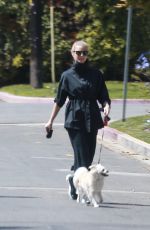 GWYNETH PALTROW Out with Her Dog in Los Angeles 03/29/2020