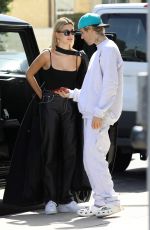HAILEY and Justin BIEBER Out in West Hollywood 03/04/2020