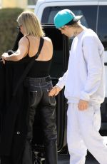 HAILEY and Justin BIEBER Out in West Hollywood 03/04/2020