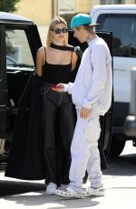HAILEY and Justin BIEBER Out in West Hollywood 03/04/2020