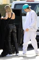 HAILEY and Justin BIEBER Out in West Hollywood 03/04/2020
