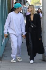 HAILEY and Justin BIEBER Out Kissing in West Hollywood 03/04/2020