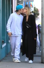 HAILEY and Justin BIEBER Out Kissing in West Hollywood 03/04/2020