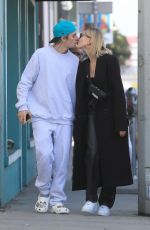 HAILEY and Justin BIEBER Out Kissing in West Hollywood 03/04/2020