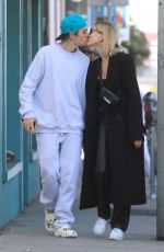 HAILEY and Justin BIEBER Out Kissing in West Hollywood 03/04/2020