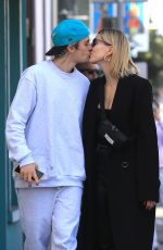 HAILEY and Justin BIEBER Out Kissing in West Hollywood 03/04/2020