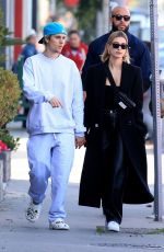 HAILEY and Justin BIEBER Out Kissing in West Hollywood 03/04/2020