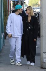 HAILEY and Justin BIEBER Out Kissing in West Hollywood 03/04/2020