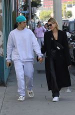 HAILEY and Justin BIEBER Out Kissing in West Hollywood 03/04/2020